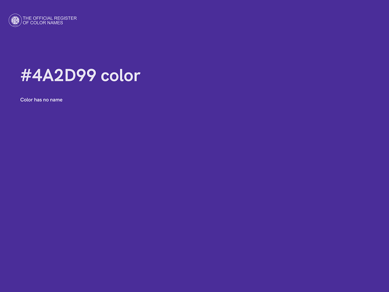 #4A2D99 color image