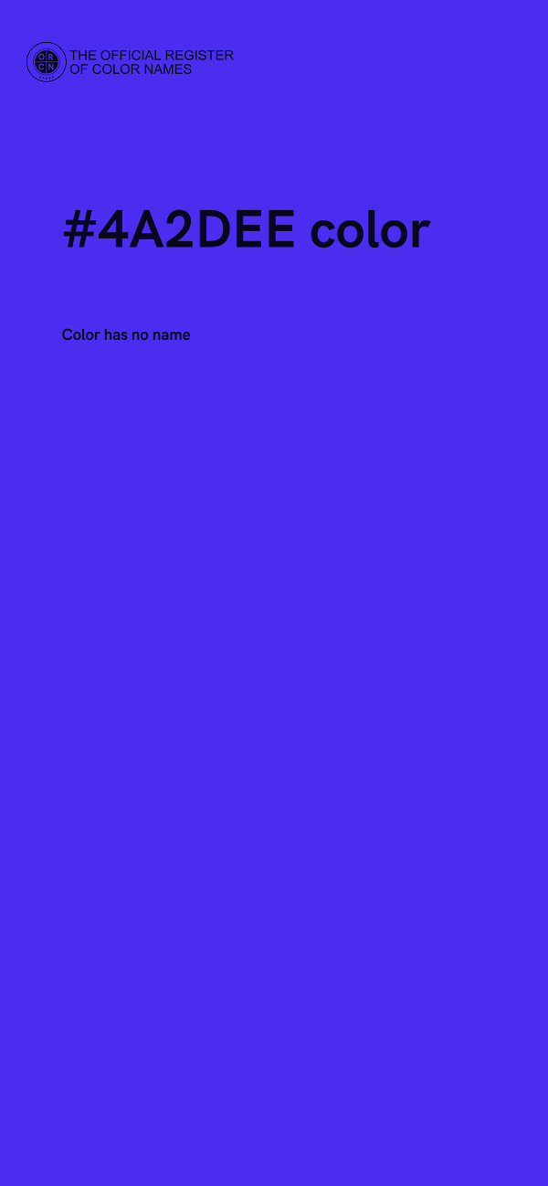 #4A2DEE color image