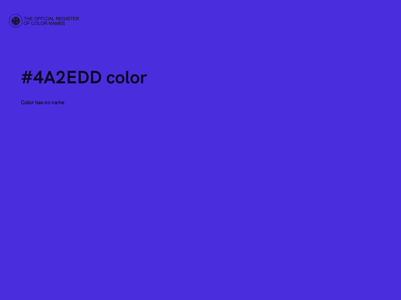 #4A2EDD color image