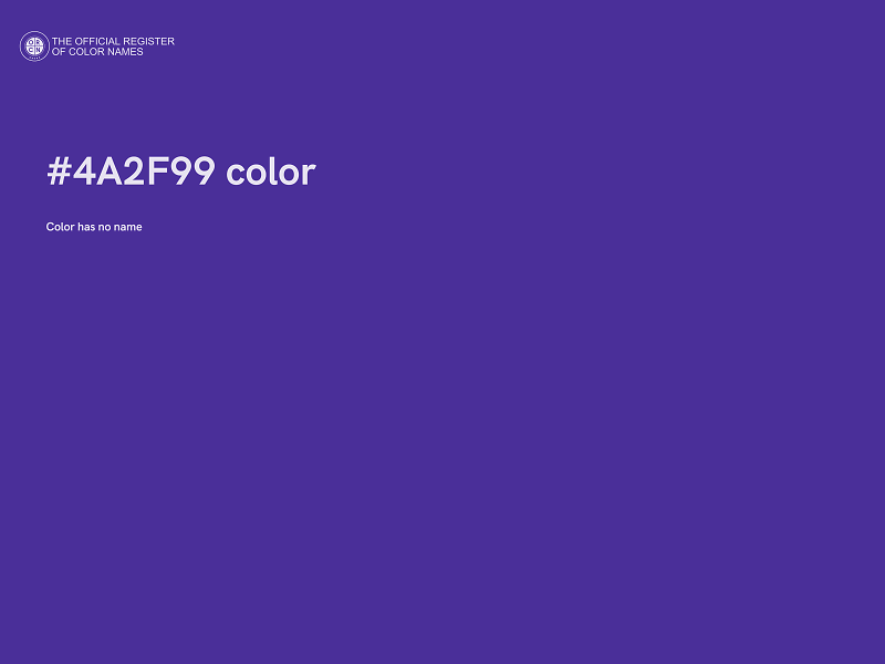 #4A2F99 color image