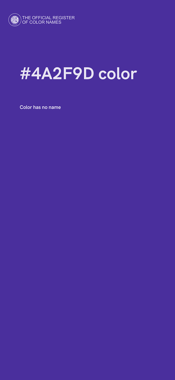 #4A2F9D color image