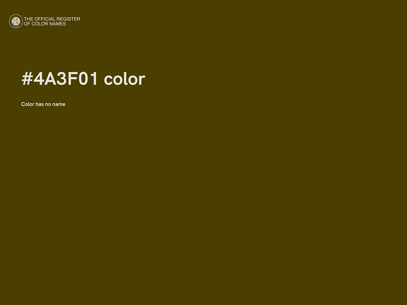 #4A3F01 color image