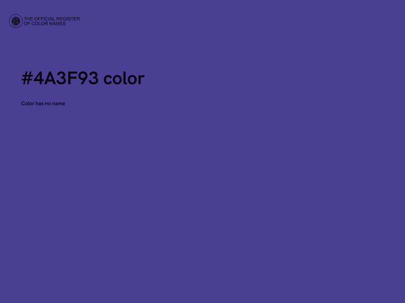 #4A3F93 color image