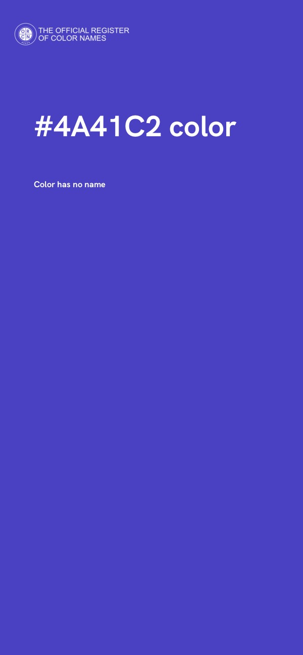 #4A41C2 color image