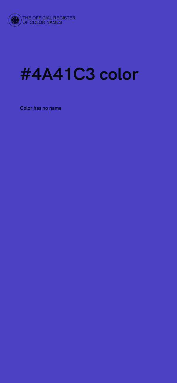 #4A41C3 color image