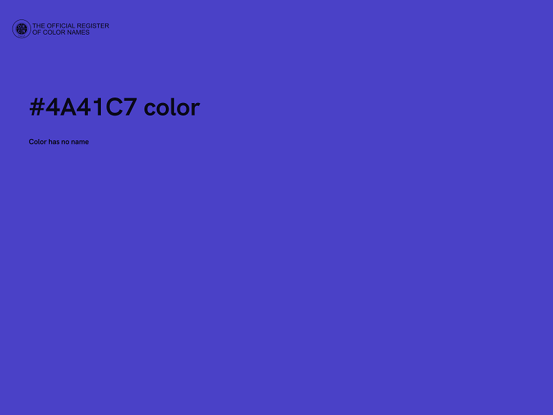 #4A41C7 color image