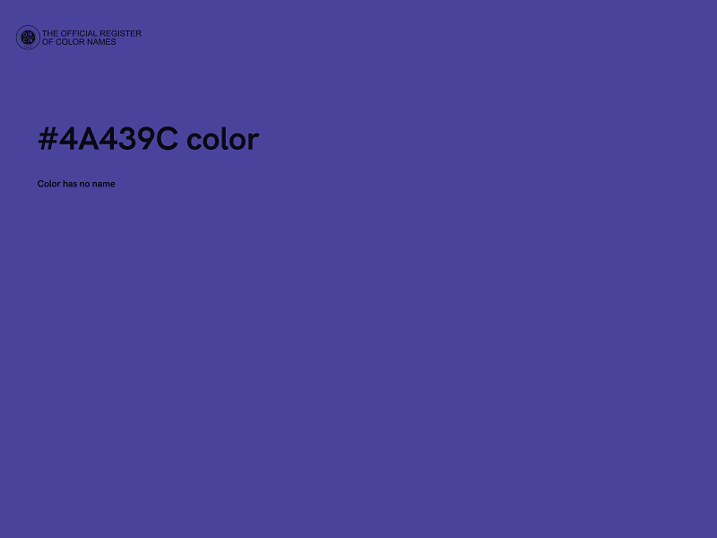 #4A439C color image