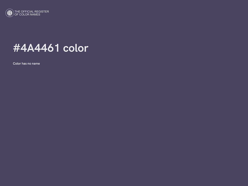 #4A4461 color image