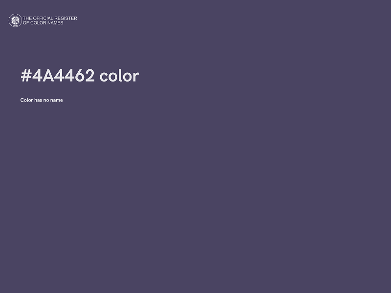 #4A4462 color image