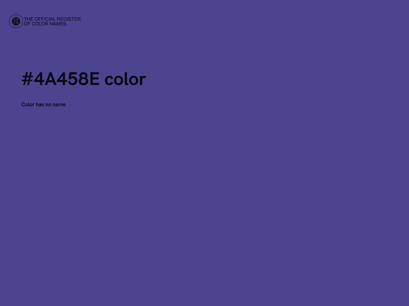 #4A458E color image