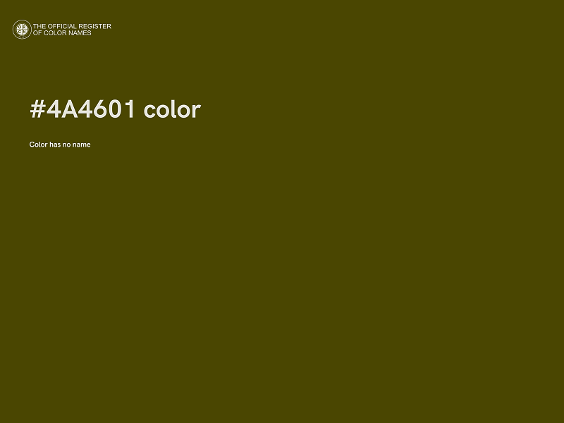 #4A4601 color image