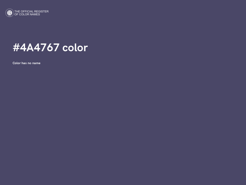 #4A4767 color image