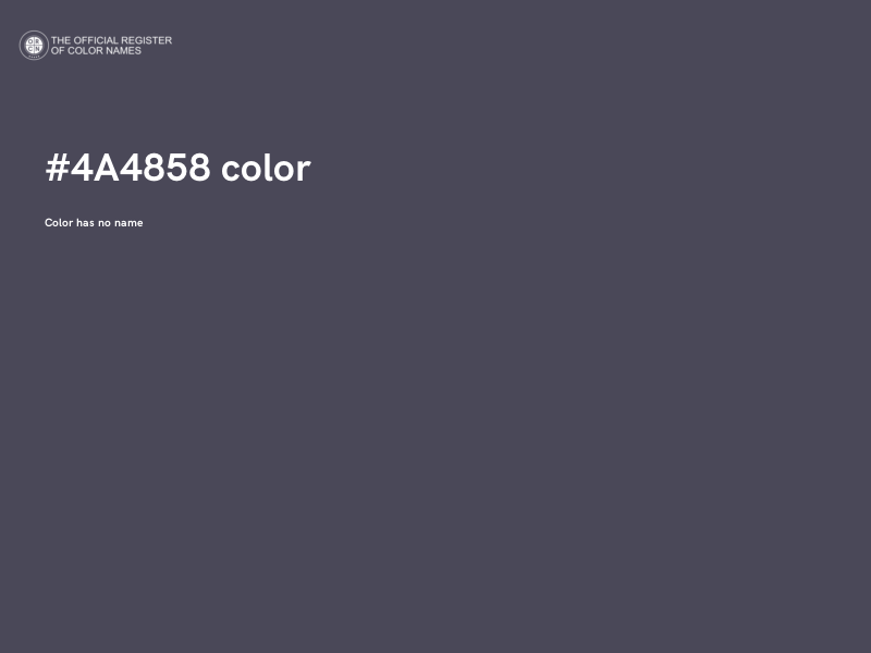#4A4858 color image