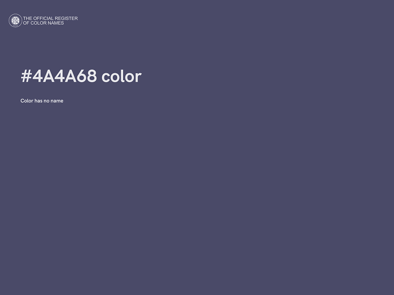 #4A4A68 color image