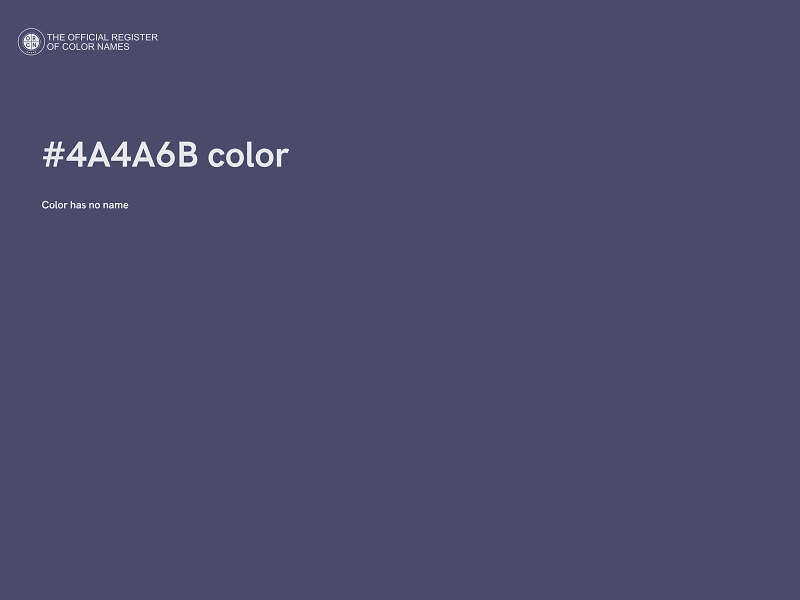 #4A4A6B color image