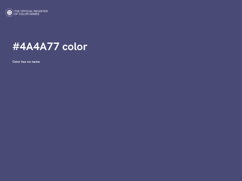 #4A4A77 color image