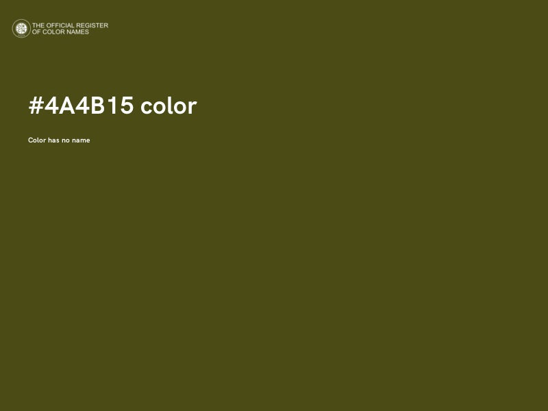#4A4B15 color image