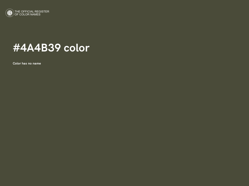 #4A4B39 color image
