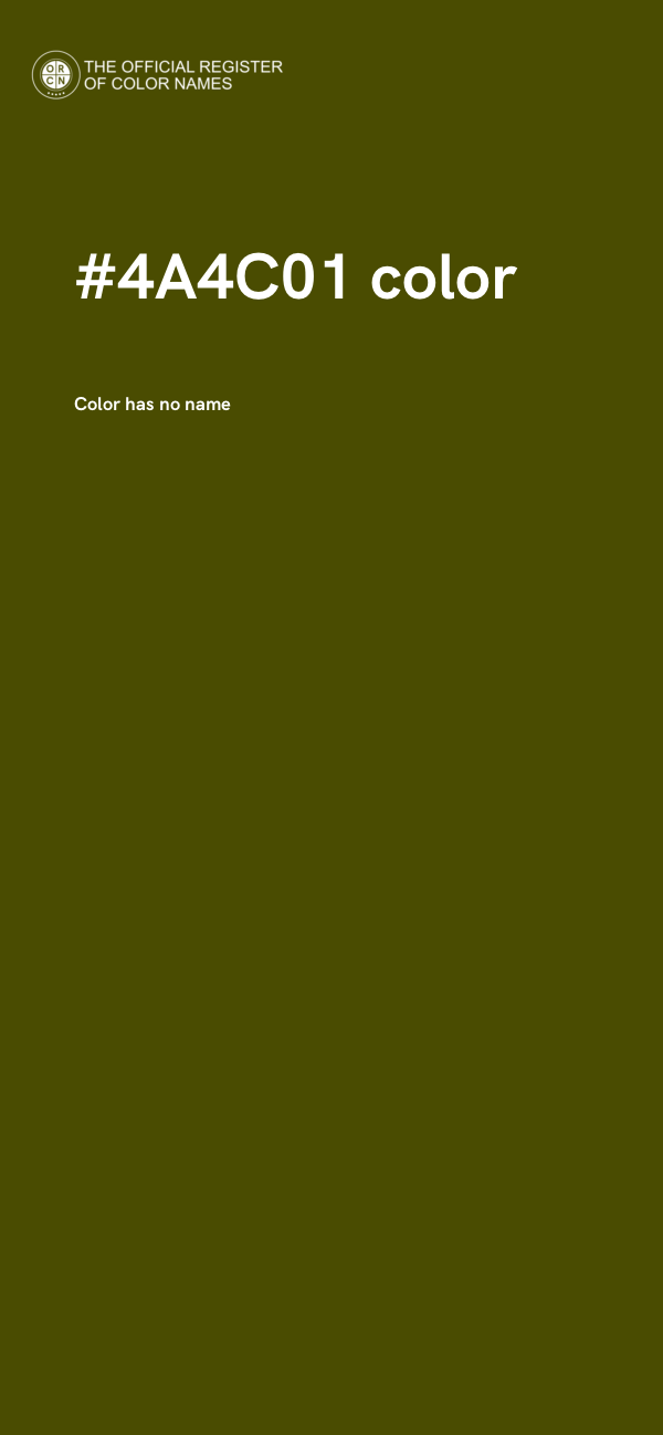 #4A4C01 color image