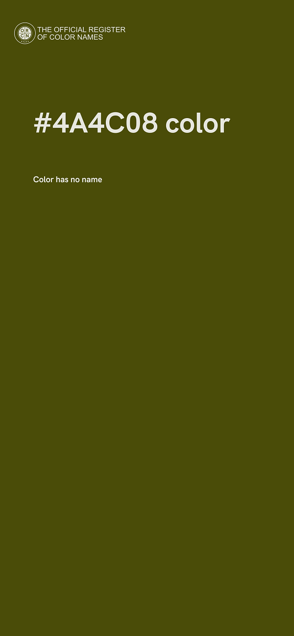#4A4C08 color image