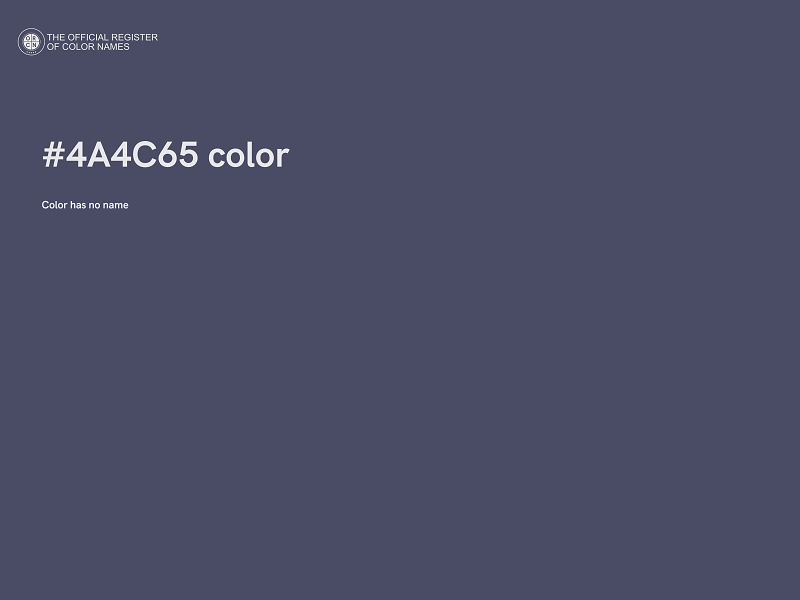 #4A4C65 color image