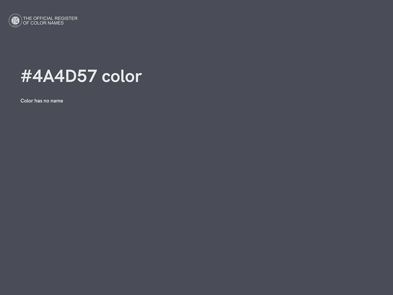 #4A4D57 color image