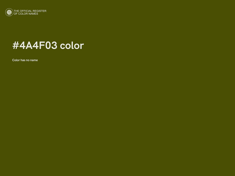 #4A4F03 color image