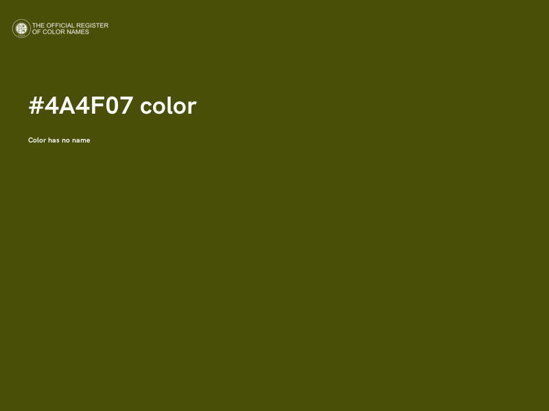 #4A4F07 color image