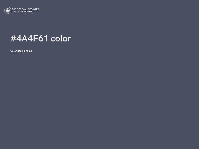 #4A4F61 color image