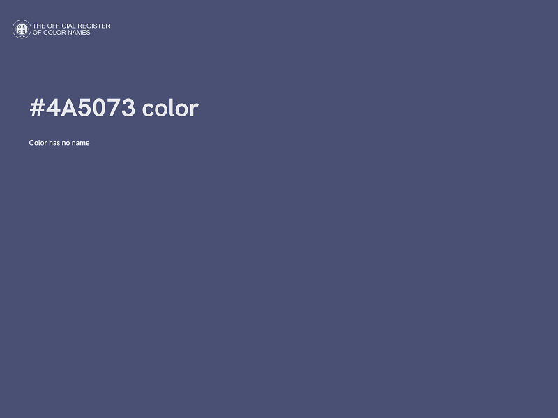 #4A5073 color image