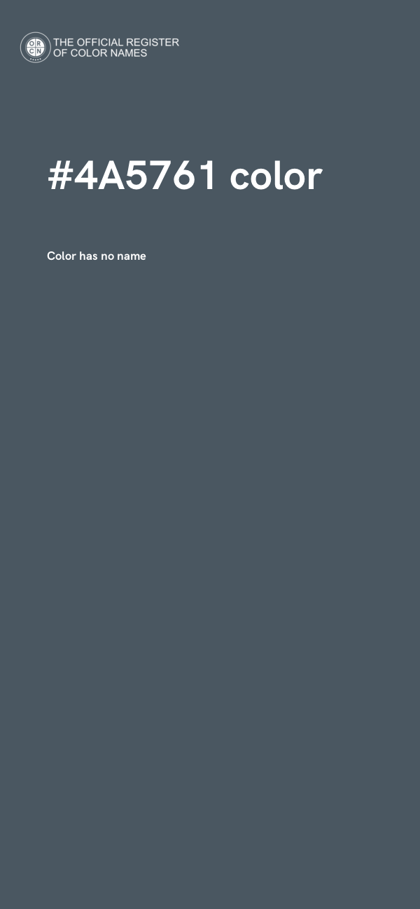 #4A5761 color image