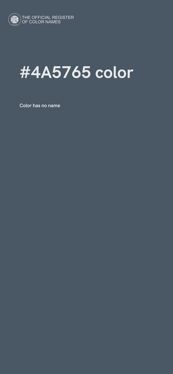 #4A5765 color image
