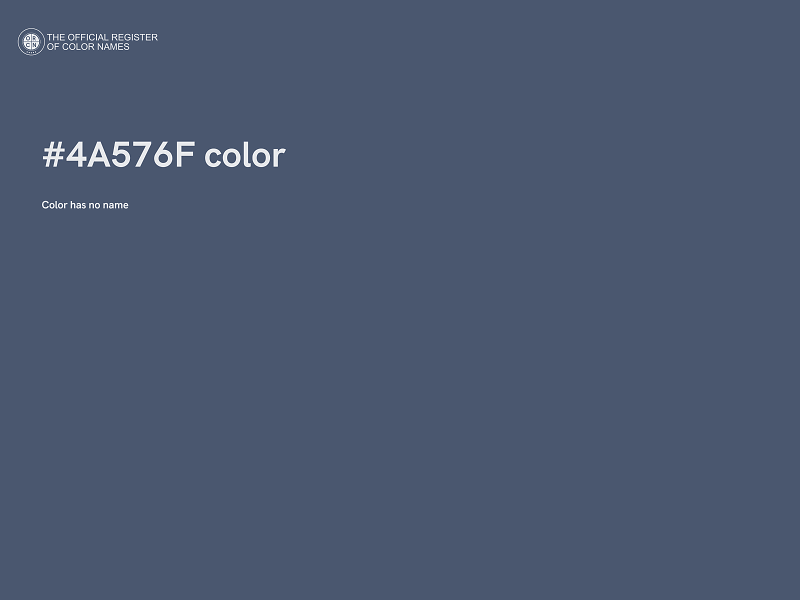 #4A576F color image