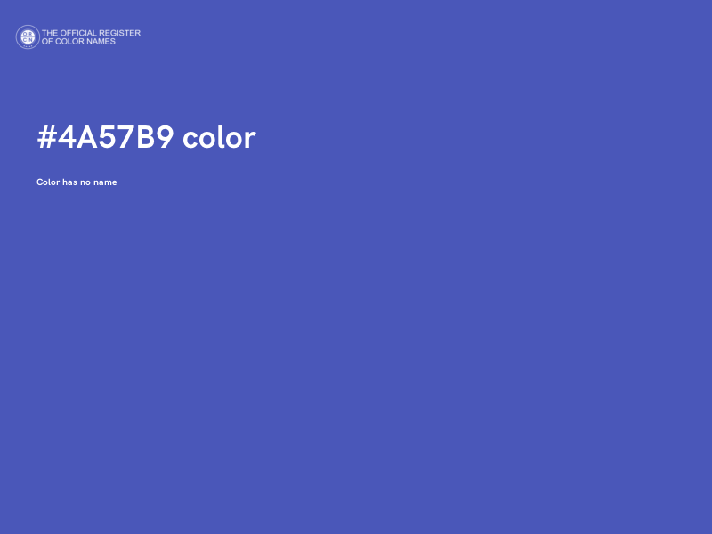 #4A57B9 color image