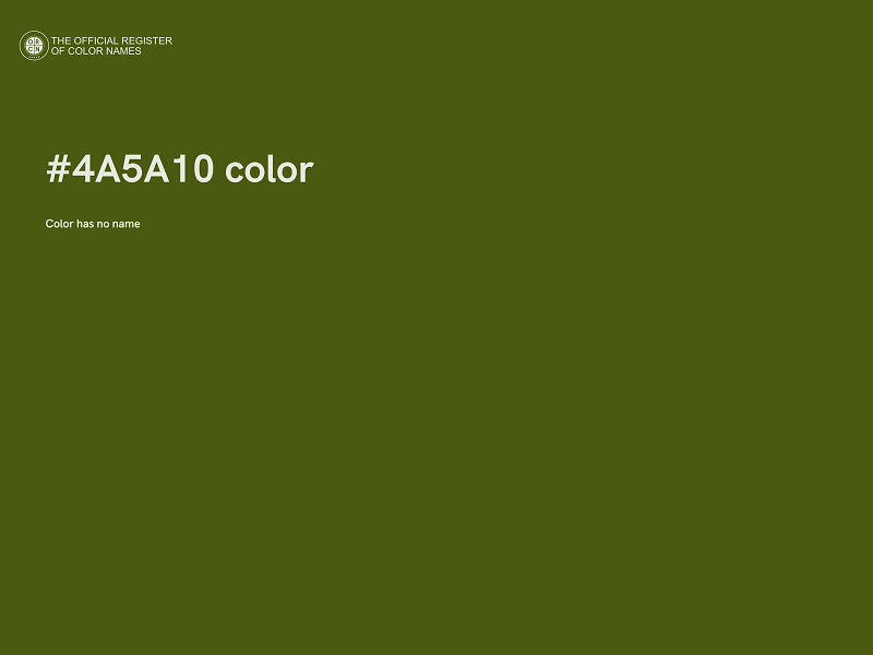 #4A5A10 color image