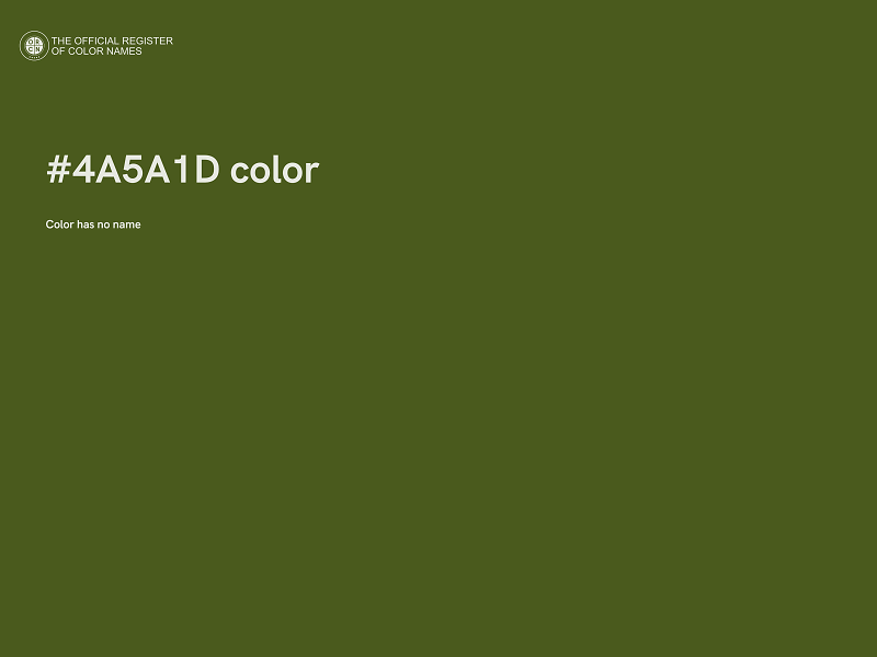 #4A5A1D color image