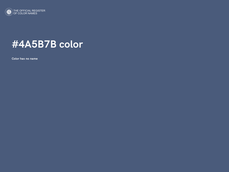 #4A5B7B color image