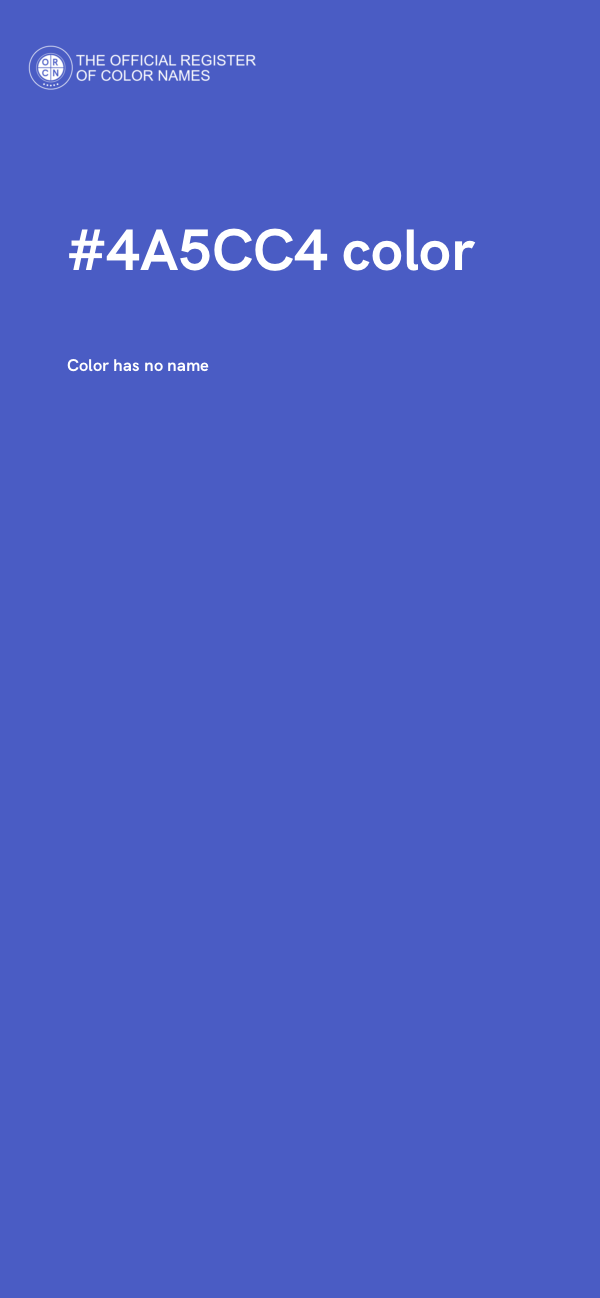 #4A5CC4 color image