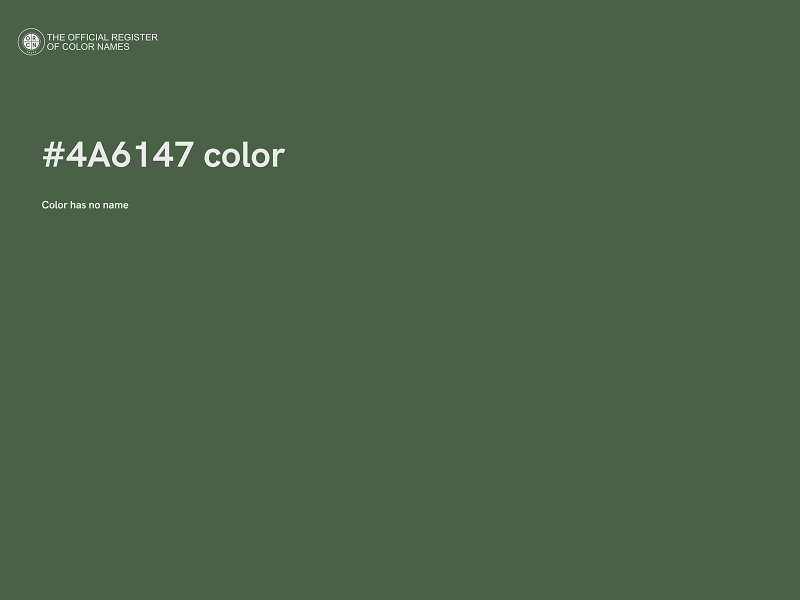 #4A6147 color image