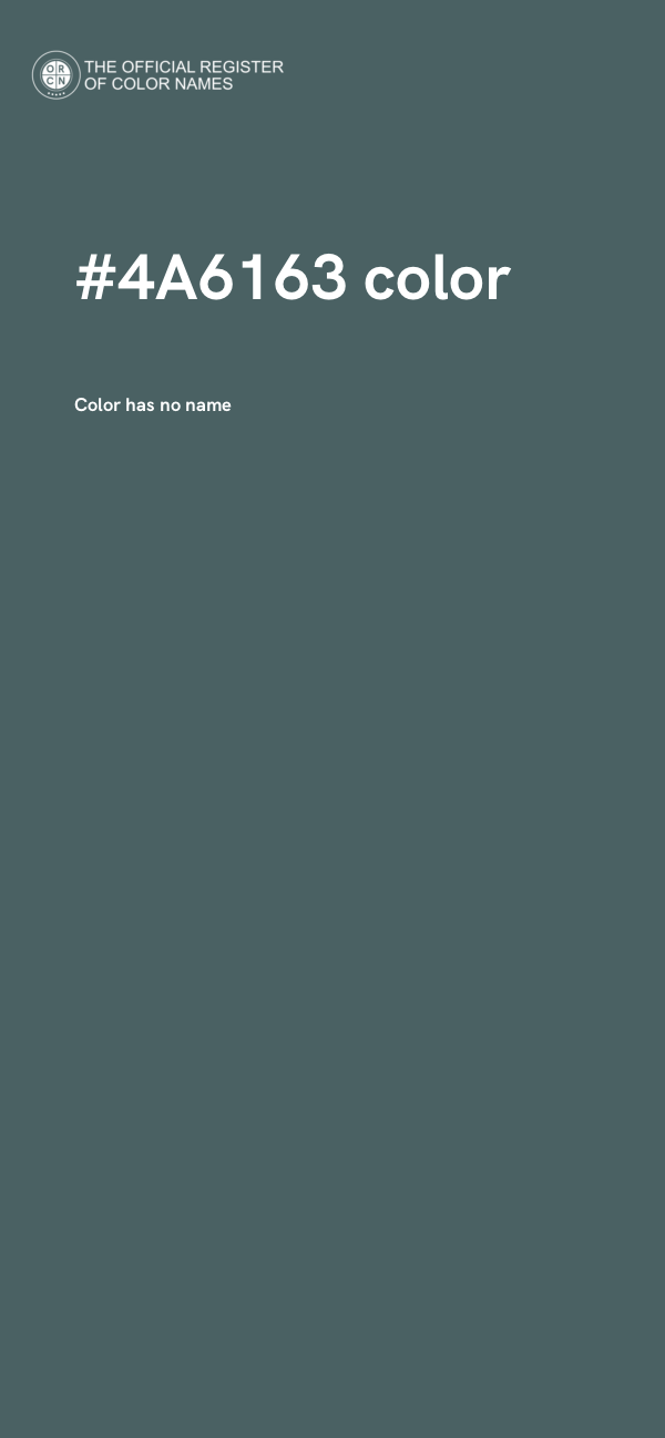 #4A6163 color image