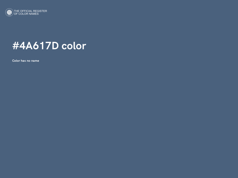 #4A617D color image