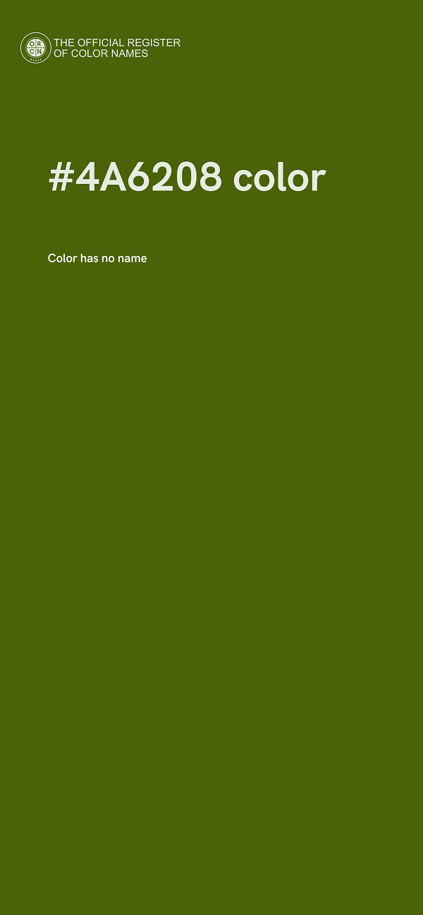 #4A6208 color image