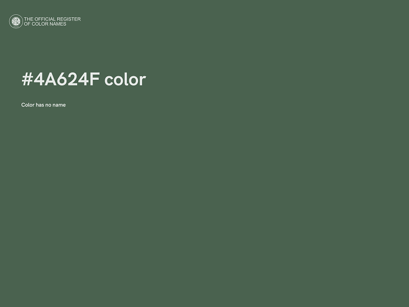 #4A624F color image