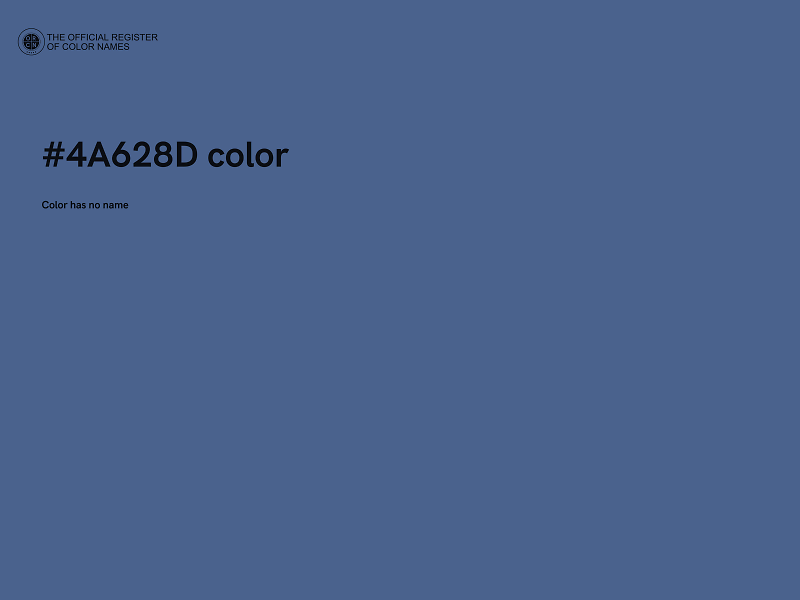 #4A628D color image