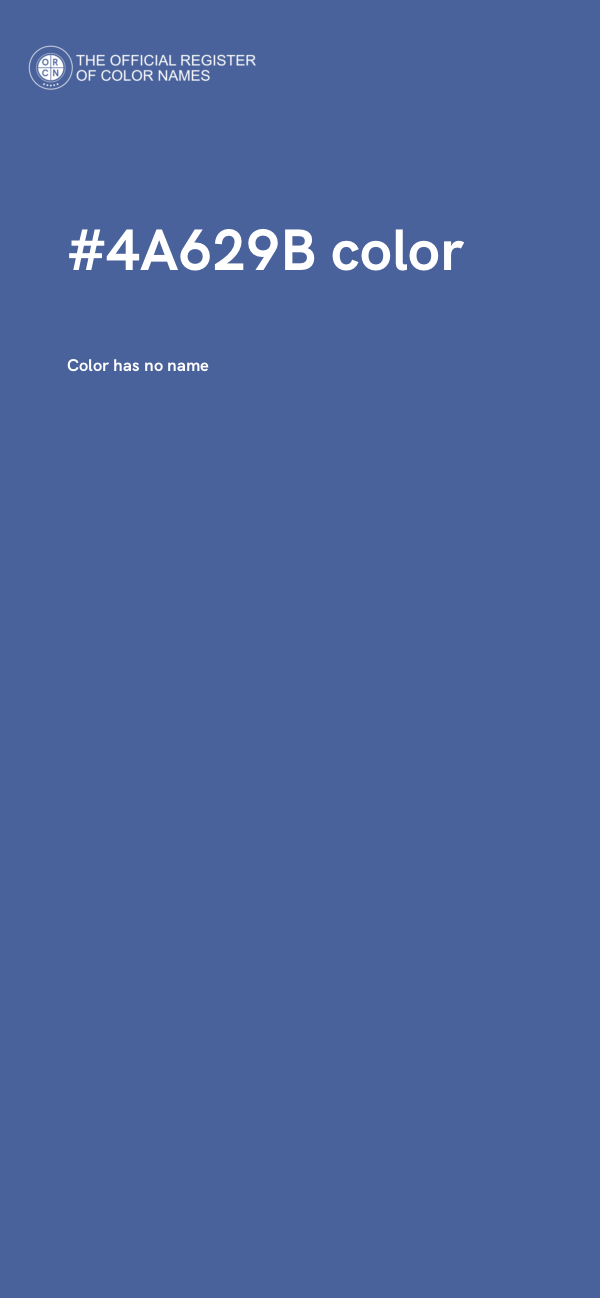 #4A629B color image