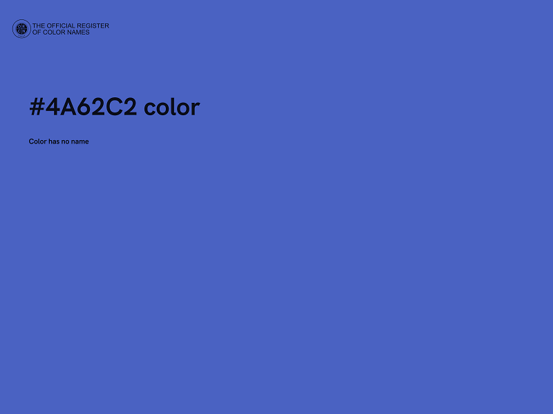 #4A62C2 color image