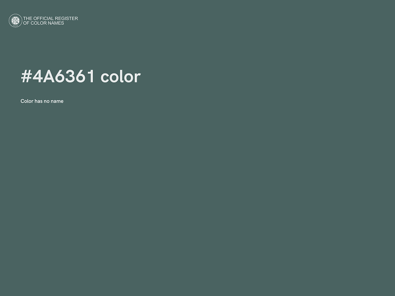 #4A6361 color image