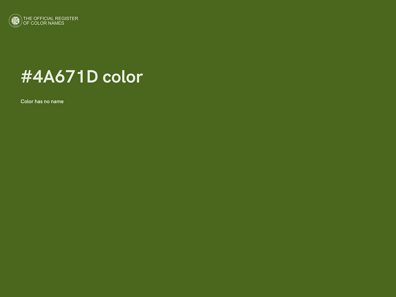 #4A671D color image