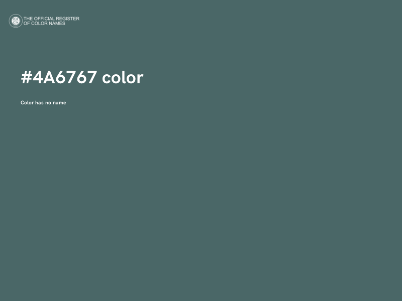 #4A6767 color image