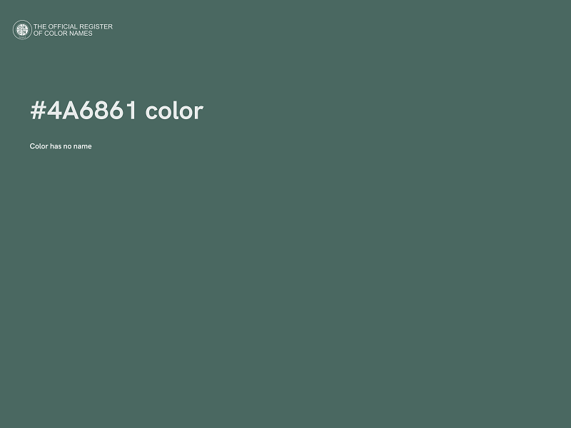 #4A6861 color image